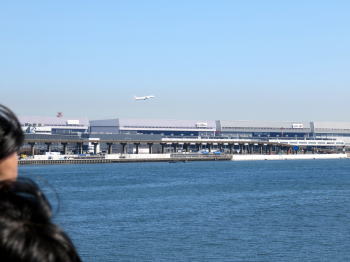羽田空港側の眺め